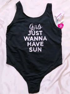 Girls&#39; Black Swimsuit -