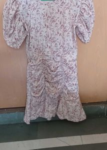 Floral Print Mini Dress