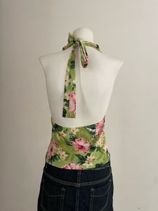 Floral Halter Top