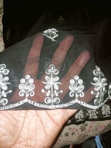 Black Embroided Chikankari Kurti