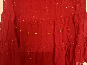 Limited Time Offer Long Red Skirt
