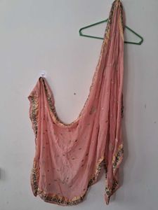 Embroidered Kurta Set pink