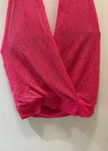 Beautiful Pink Halter Top