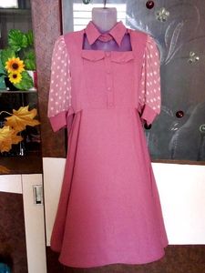 Pink Polka Dot Dress💝