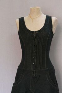 Denim Romper