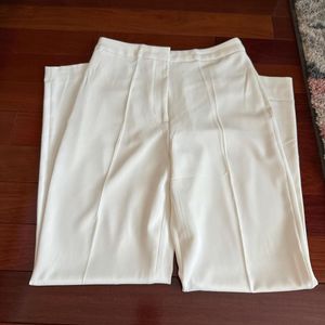 H&amp;M Elegant White Wide Leg Pants
