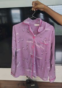 Cute Cat Print Pajama Set