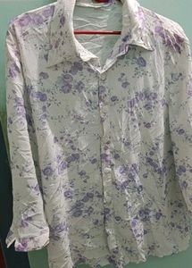 Floral Button-Down Shirt