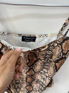 Body Suit, for bust 32-36, Snakeskin Print