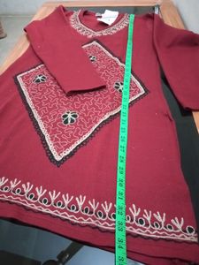 Eid Offer Buy1 Get1 Free Price Drop Wollen Kurti