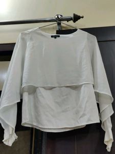 Elegant White Layered Top