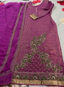 Hand Embroidered Suit