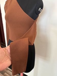 Zara Brown Top