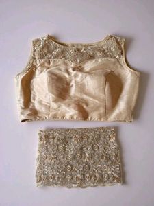 Golden Blouse + One Duppata Free