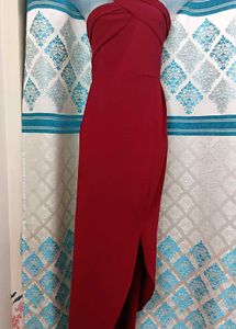 NEW Mehroon Red Bodycon Dress.SIZE 40 L