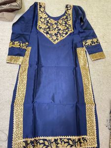 Kurta&amp;trouser With Banarasi Dupatta