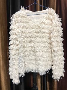 White Fur Sweater
