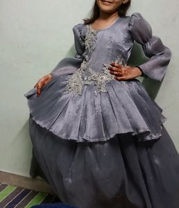 Crushed Material Heavy Gown