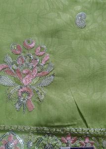 Unstitched Suite Set With Dupatta