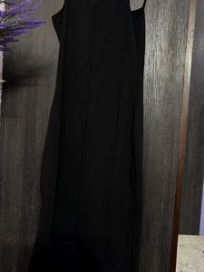 Black Spaghetti Strap Midi Dress