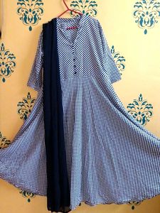 Long New Gown With Dupatta 🖤