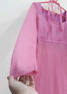 Long Pink Stylish Kurta💕