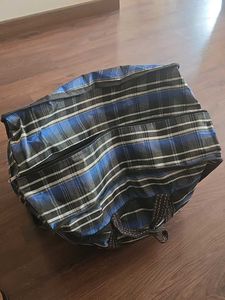 Plaid Gym & Travel Bag