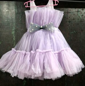 Adorable Lilac Tulle Party Dress