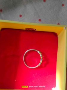 Silver Ring 12g American Dimond With Bill
