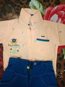 Boy&#39;s Shirt &amp; Shorts Set