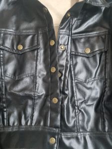 Crop Leather Jacket