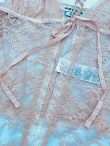 Urban Outfitters Lace Tie-Front Cami Top