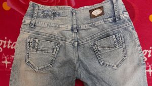 Skinny Blue Jeans