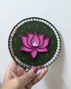 Handmade Swastika Lotus Wall Decor