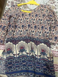 Floral Print Kurta