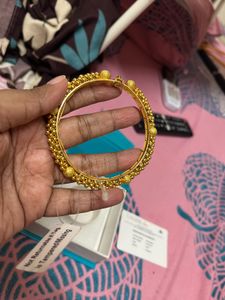 Authentic Gold Tushi Bangle Size 2.5