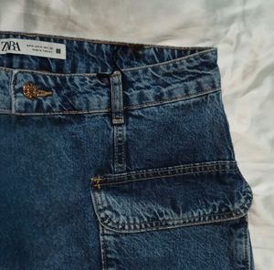 Zara Cargo Mini Skirt