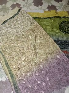 Crape Saree