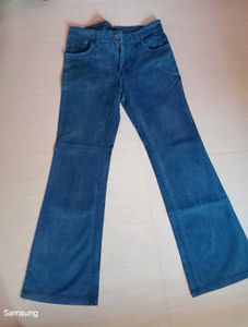 Vintage Denim Flare Jeans