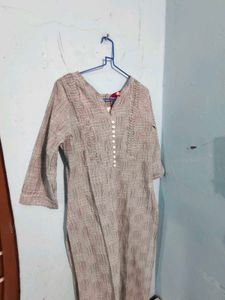 Grey Kurti With Tag