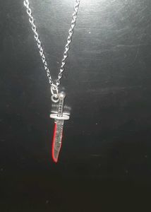 🔪🩸Hunt You Down Blood Sword Necklace Charm🔪🩸