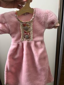 Cute hand towel (frock design) with hanger