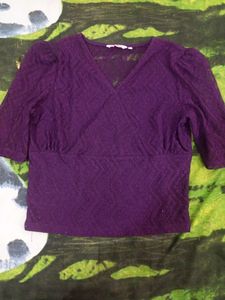 Very Elegant 😻 Voilet Colour Tops It&#39;s Amazing