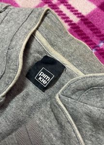 Gray Military Style Jacket