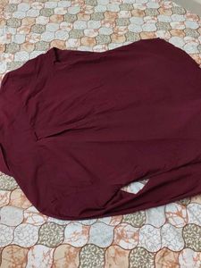 Burgundy Casual Shirt