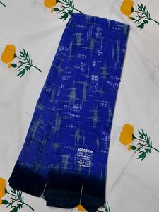 Elegant soft poonam Blue Saree