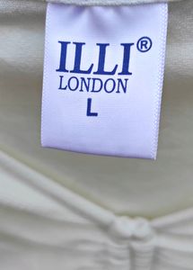 ILLI LONDON Casual Half Sleeve Solid Women White