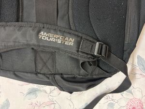American Tourister Black Backpack
