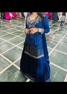 Suit With Flairs Lehnga
