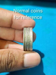Edge Error Coins - Plain, Reeded+security In Same